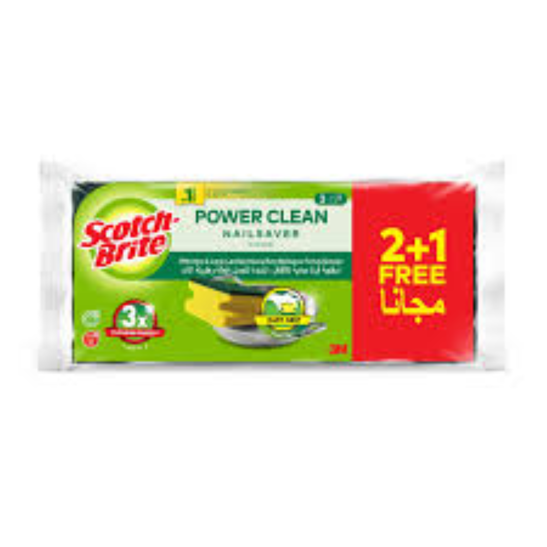 SCOTCH BRITE NAILSAVER H/DUTY 2+1